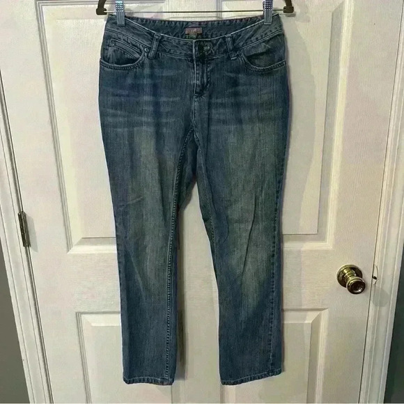 J Jill Women’s Bootcut Jeans Size 4 Petite Medium Wash, GUC - Picture 1 of 4